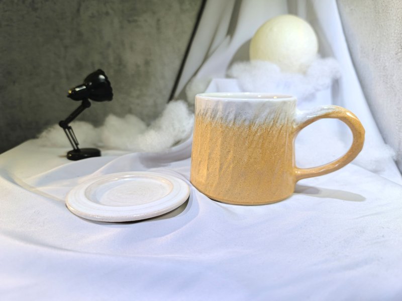 黃昏跳刀山形杯-約330ml,茶杯,馬克杯,水杯,咖啡杯 - 咖啡杯/馬克杯 - 陶 多色