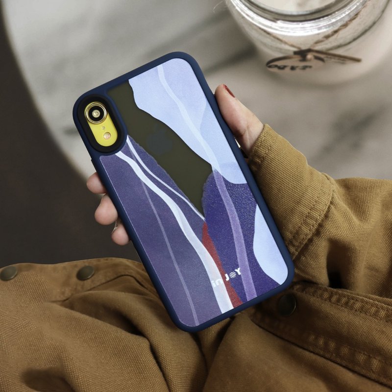 iPhone 17/16/15/14/13/12/11/SE3 ,Meet in the winter, matte, anti-drop phone case - Phone Cases - Plastic Blue