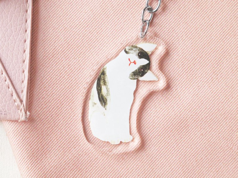 Cat Keychain - ที่ห้อยกุญแจ - อะคริลิค หลากหลายสี