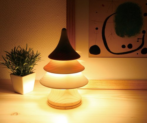 MUKU工房 旭川工藝 工房 akarino-tane 燈樹色 夜燈