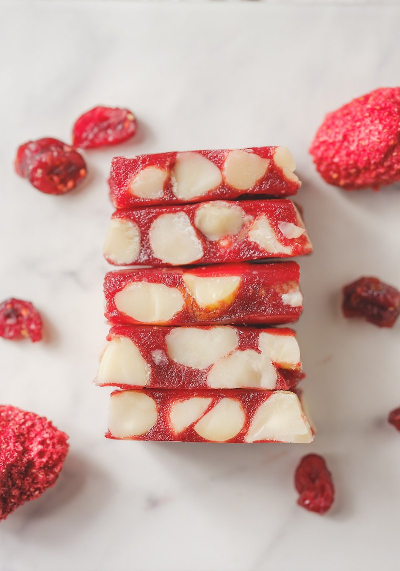 莓果夏威夷Q糖 (透明盒裝含提袋) - 蛋糕/甜點 - 新鮮食材 粉紅色