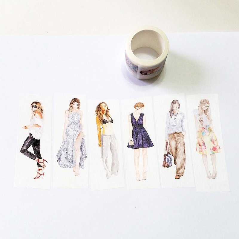 Masking Tape Fashion Queen - Washi Tape - Paper 