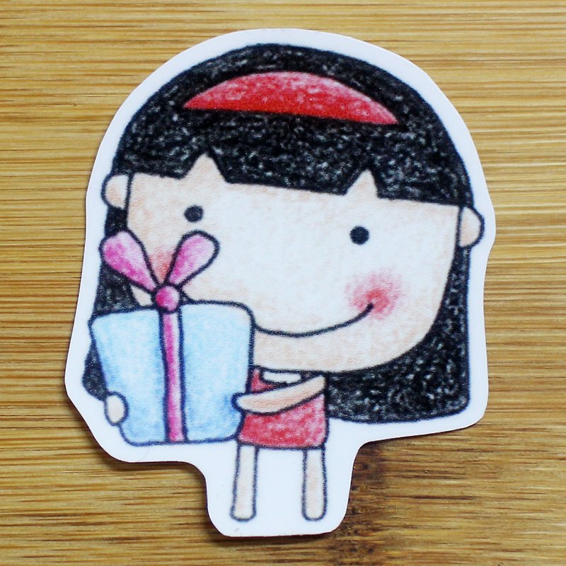 Waterproof stickers (small) _ girls gifts - สติกเกอร์ - พลาสติก 