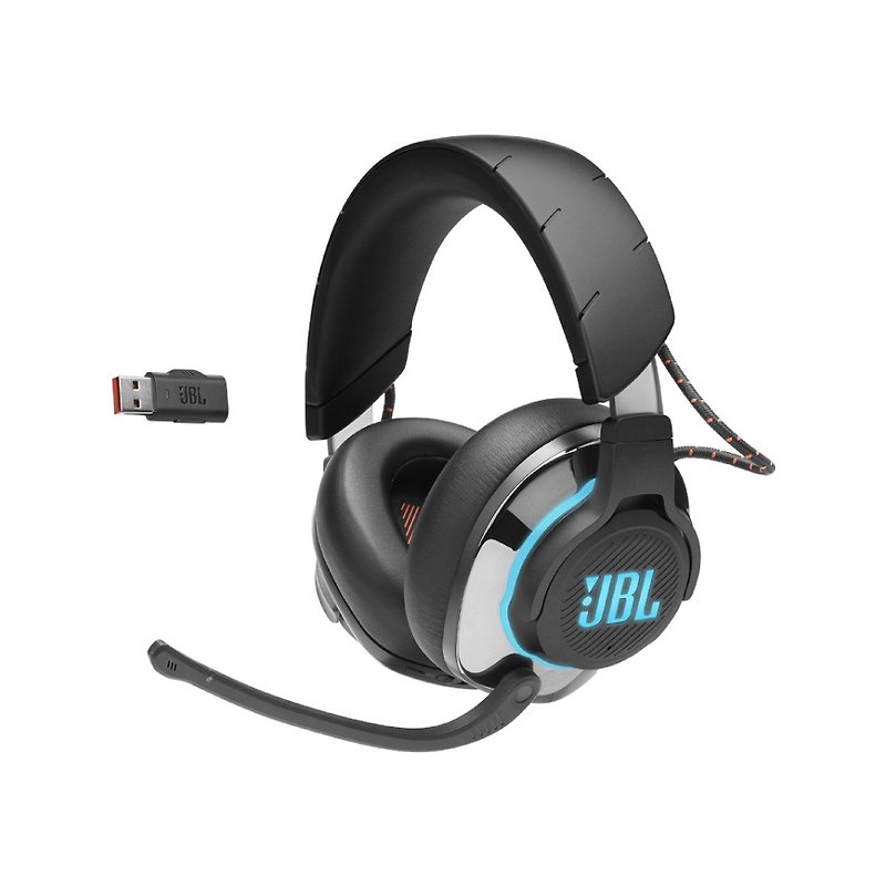 JBL Quantum 810 RGB Surround Sound Wireless Noise Canceling Gaming Headphones - Headphones & Earbuds - Plastic 