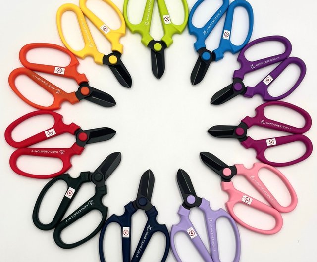 Japan's Sakagen Banyuan floral scissors hand-made 170 black blade series/11  colors ready in Taiwan - Shop sakagen-tw Other - Pinkoi