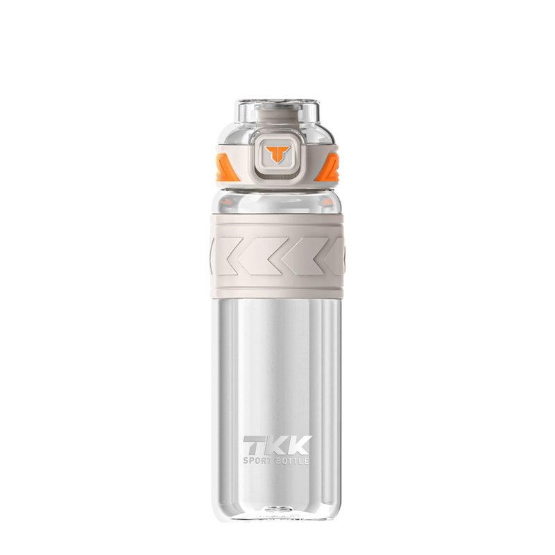【TKK】美國進口Tritan邁越系列 手提式兩用運動水壺600ML-電光白 - 水壺/水瓶 - 其他材質 白色