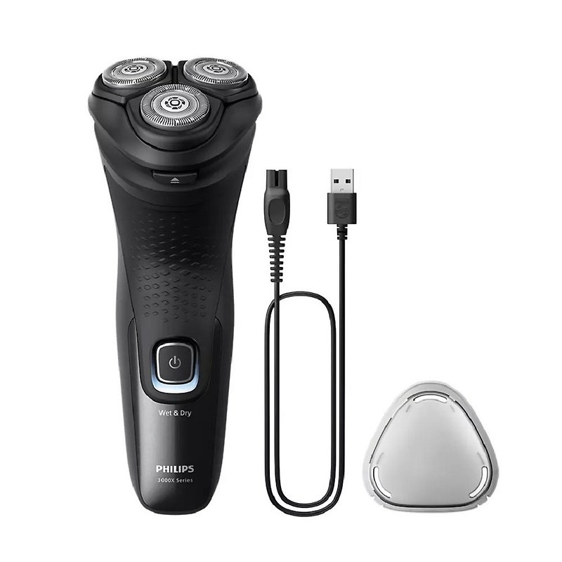 Free conditioner + shower ball [Philips] X3051 electric shave gift - Men's Skincare - Other Materials Black