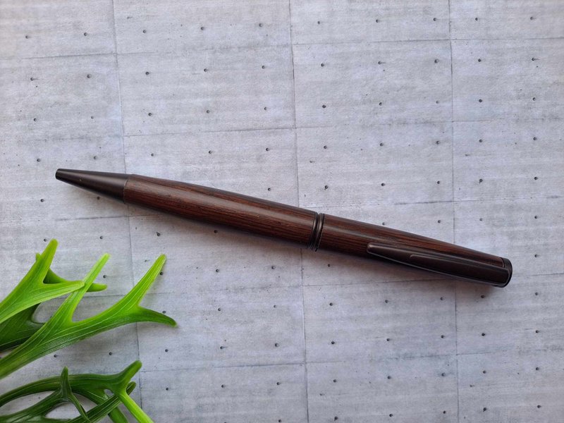 Wenge wood handmade pen oil-based ball pen rotary - Ballpoint & Gel Pens - Wood 