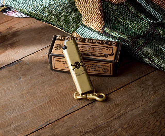 METALIZE】真鍮製ライターケース - 日本B.B.D.W.コラボレーション限定