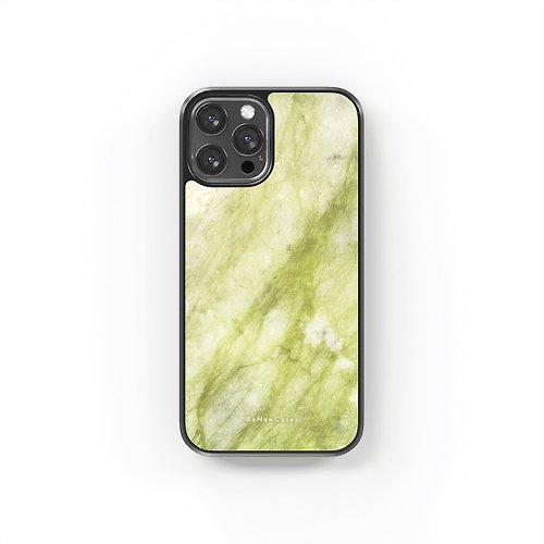 ReNewCases 環保 再生材料 iPhone 三合一防摔手機殼 黃綠色大理石紋