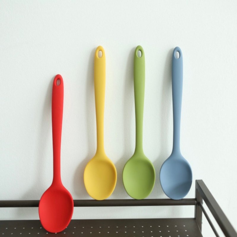 MODU'I Platinum Silicone Multi-function Spoon - Ladles & Spatulas - Silicone Multicolor