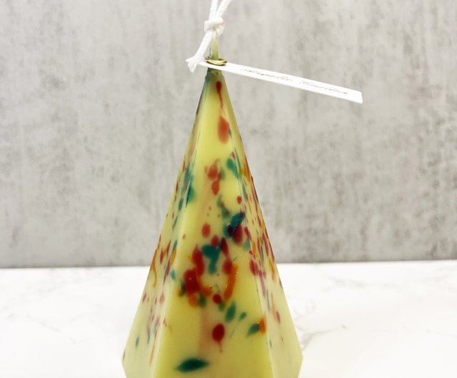 黄色のスプラッシュキャンドル - ショップ Angelic Garden キャンドル