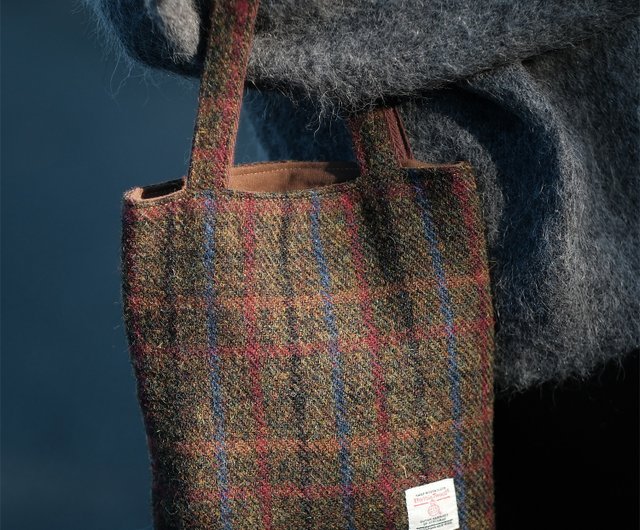 Harris tweed outlet small tote bag