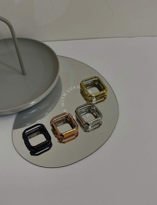 LUKO.Store Apple Watch Case | TPU金屬色工業風全包軟式保護殼
