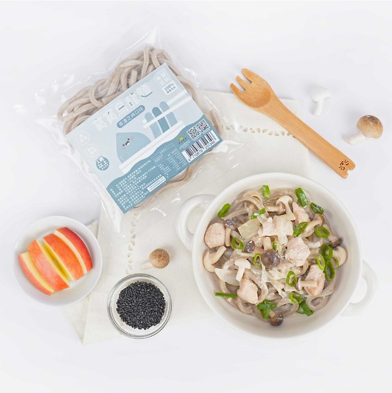 【Sensen Planet】Baby Udon Noodles - Fragrant Sesame Flavor 100g/packet - Noodles - Fresh Ingredients Gray