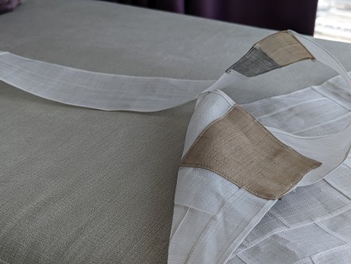 麻ポジャギ風大型タペストリー Palace - ショップ noren.sin