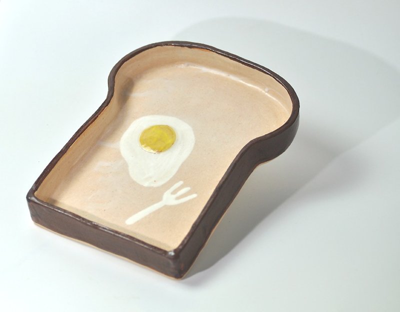 大盛りディナーのための食パンのグラタン皿【耐熱】 - 花瓶/花器 - 陶 白色
