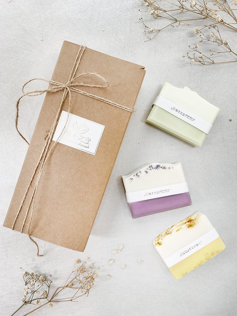 Fresh and moisturizing handmade soap gift box - สบู่ - วัสดุอื่นๆ 