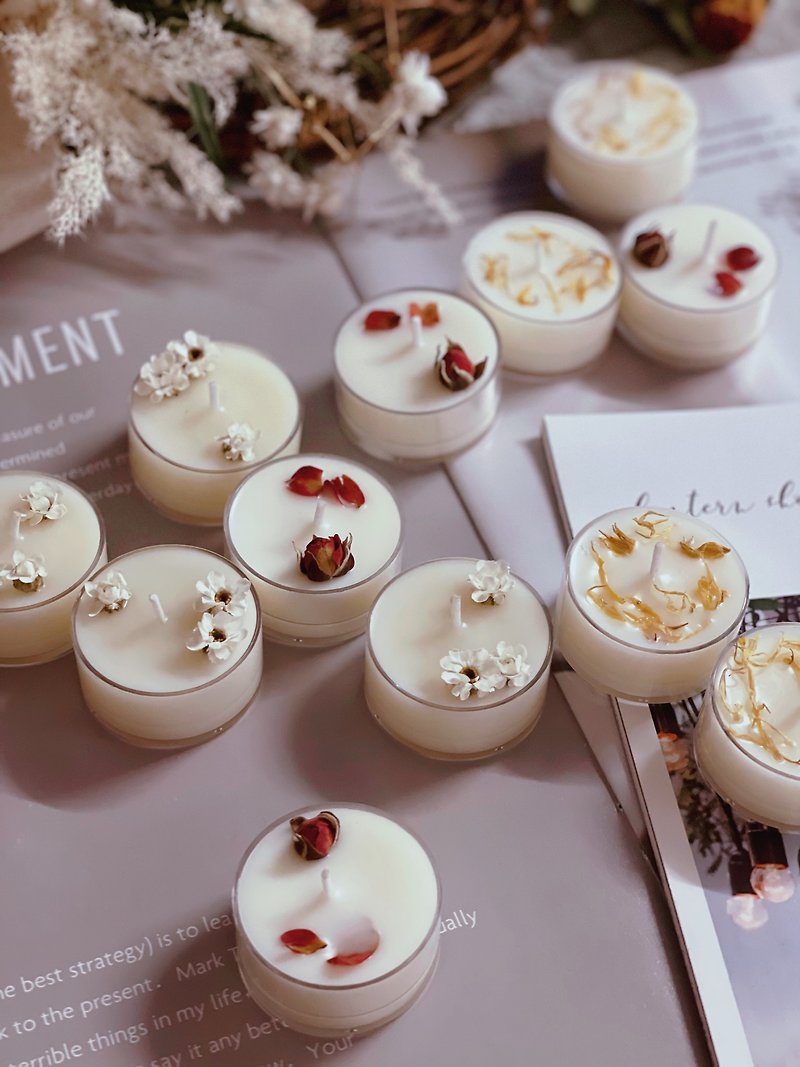 - WM - Botanical Tea Candles | Wedding Souvenirs | Fragrance Souvenirs Wax Tea Candles Scented Candles - Candles & Candle Holders - Plants & Flowers 