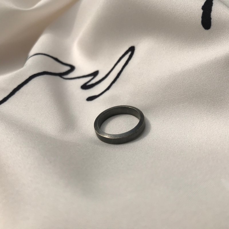 Personalize ring - Trapezoid - 戒指 - 純銀 