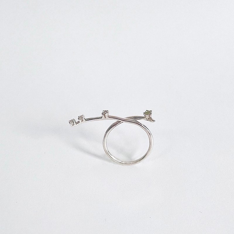 Willowy ring - 戒指 - 純銀 