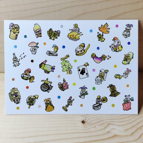 笑喂 Smilehello 明信片/卡片/插畫卡片/生日賀卡 生日快樂每一天(十二月壽星)