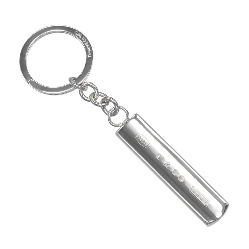 【日本直送】ティファニー 1837 バー キーホルダー シルバー925 TIFFANY&Co.【中古】A-ランク - 鑰匙圈/鑰匙包 - 銀 銀色