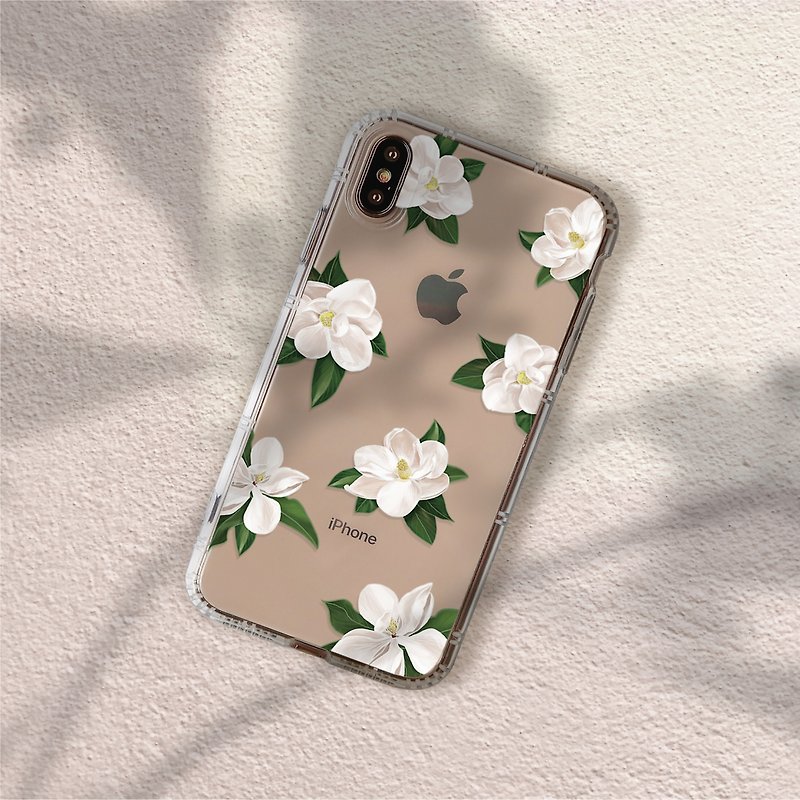 Soft white Fragrance Flower iPhone case for 15/14/13/12/11/SE3 case - Phone Cases - Plastic Multicolor