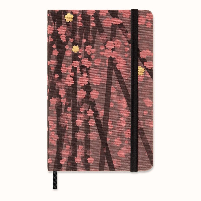 _勿上架_MOLESKINE 津村耕佑櫻花布面筆記本 口袋型 橫線 - 筆記本/手帳 - 紙 多色