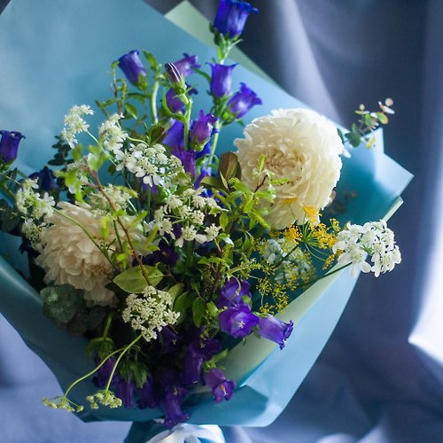 WAS floral 【男友花束】中性藍紫草花 | 可客製 | 畢業花束 | 男朋友禮物