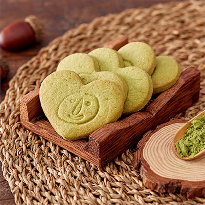 [Xihaner] Love LOGO biscuits 30 pieces/box I single piece - Handmade Cookies - Fresh Ingredients 