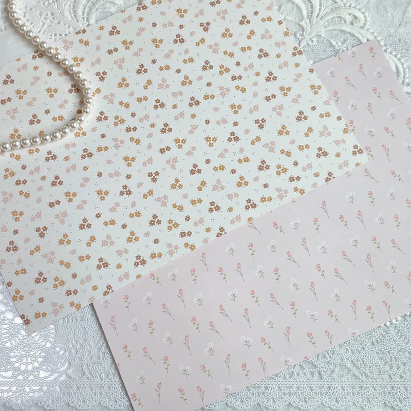 picnic design paper flower - 禮物盒/包裝盒 - 紙 多色
