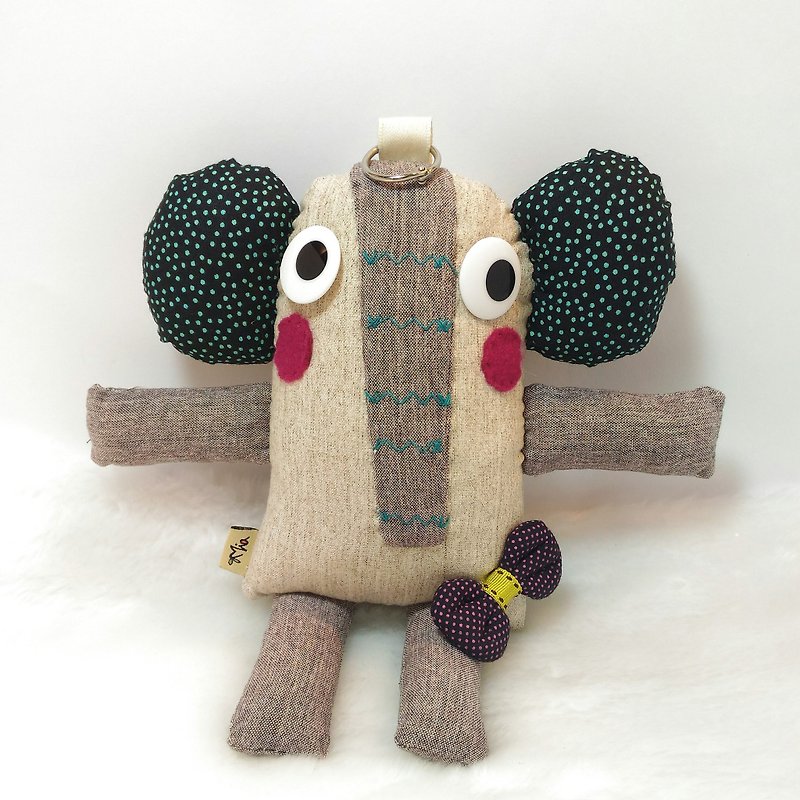 Elephant Charm~Handmade Doll~Limited Edition - Stuffed Dolls & Figurines - Cotton & Hemp 