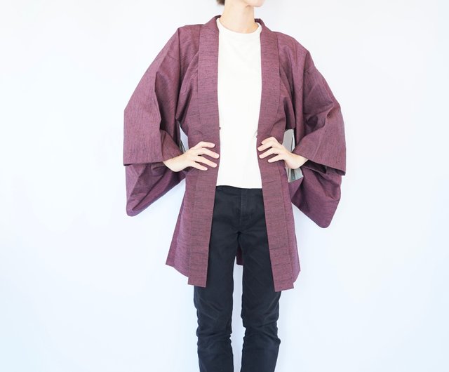 purple kimono jacket