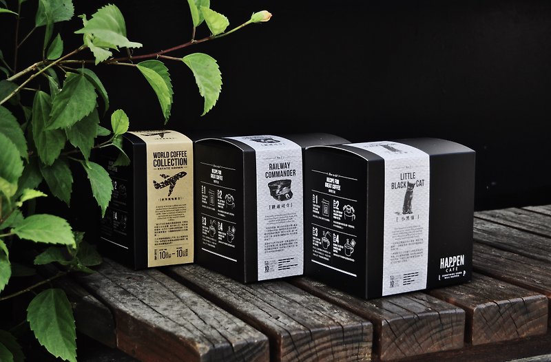 【優惠組合】綜合掛耳組合 3 盒入 - 咖啡/咖啡豆 - 新鮮食材 黑色