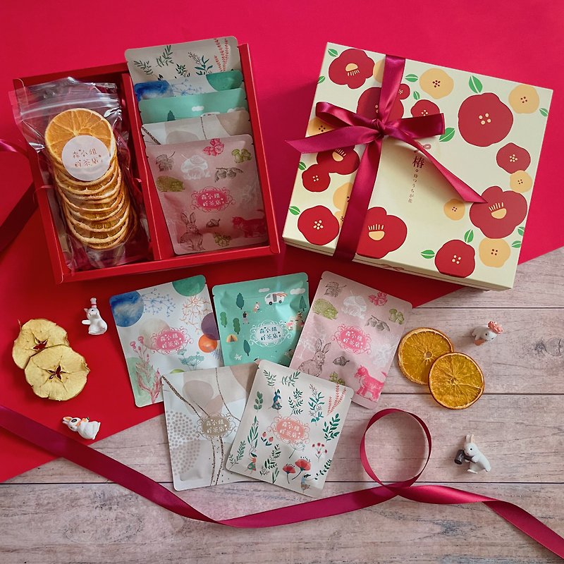 [Exclusive Gift Box] German Fruit Tea and Dried Fruit Gift Box Gift - Tea - Fresh Ingredients 