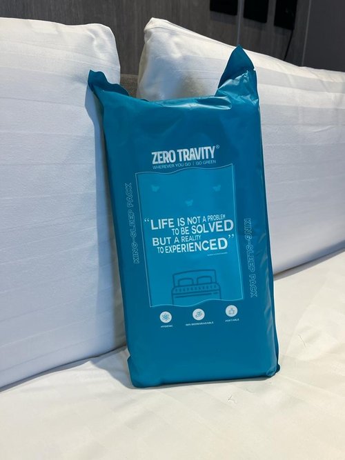 Zero Travity 【旅行出門必備】醫療級滅菌 x 環保加大雙人安睡套裝 King size
