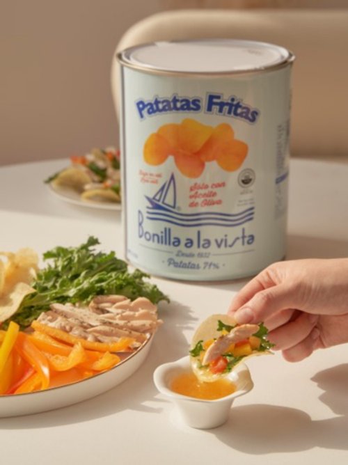 Bonilla a la Vista 西班牙油漆桶馬鈴薯片 BONILLA 西班牙油漆桶馬鈴薯片 藍桶 275g