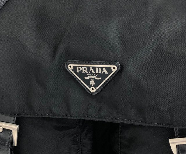 日本直送 名牌中古包 】PRADA プラダ ショルダーバッグ ブラック
