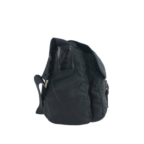 日本直送 名牌中古包 】PRADA プラダ ショルダーバッグ ブラック 日本直送 名牌中古包 】PRADA プラダ ショルダーバッグ ブラック