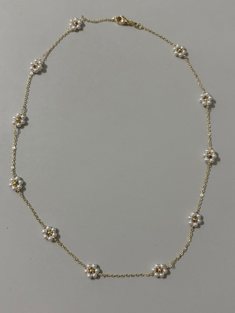 Daisy necklace - 項鍊 - 貴金屬 