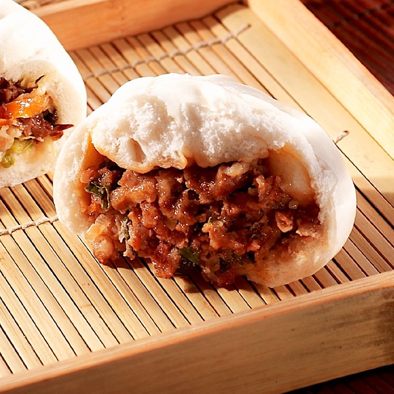 [Bangpin Open Rice] Samsung Scallion Steamed Buns (1 bag/4 pcs) - Prepared Foods - Other Materials Purple