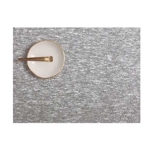 Chilewich 金屬蕾絲 Metallic Lace 餐墊33 × 46 cm-Silver銀