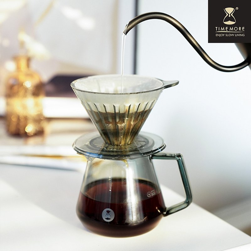 TIMEMORE Taimo Ice Eye Hand Brew Coffee Set (Dark Black) - เครื่องทำกาแฟ - วัสดุอื่นๆ สีดำ