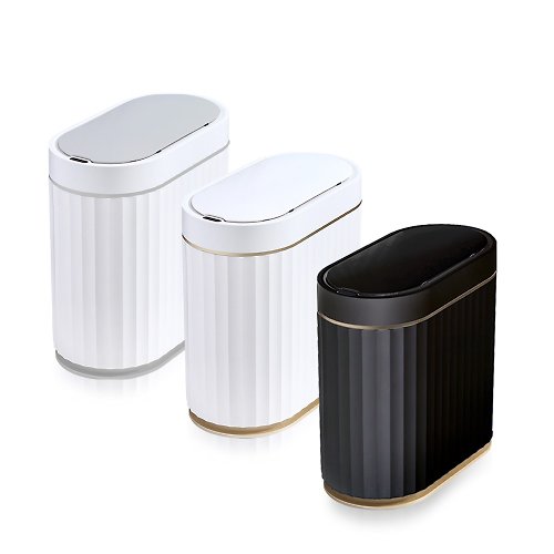 Japan OKA Antibacterial Corner Flip Lid Small Trash Can-4.4L - Shop oka-tw Trash  Cans - Pinkoi