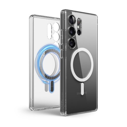 elago創意美學 三星 Galaxy S25 Ultra 6.8吋磁吸防摔邊框透明Hybrid手機殼