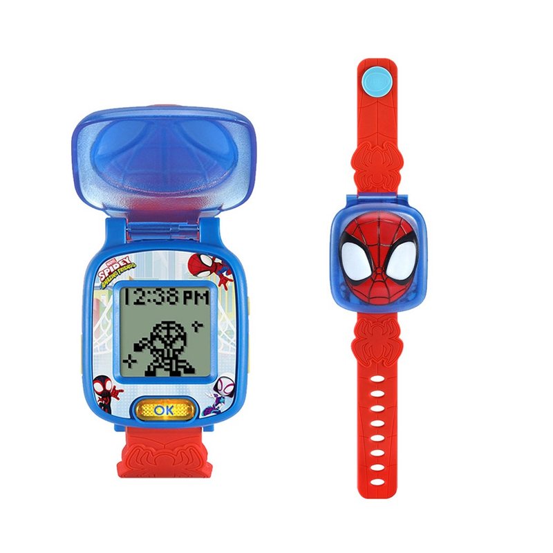 Vtech　蜘蛛人多功能遊戲學習手錶 - 寶寶/兒童玩具/玩偶 - 塑膠 