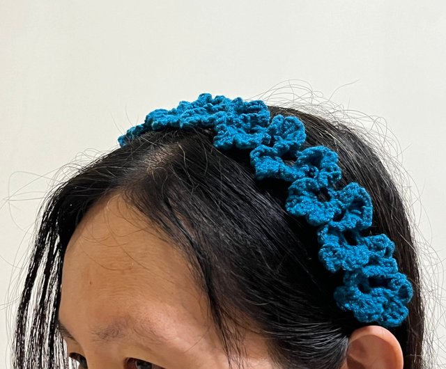 新作★PRADA*髪を守り心を解放する*かぎ針編みのヘアバンド 210.jpg