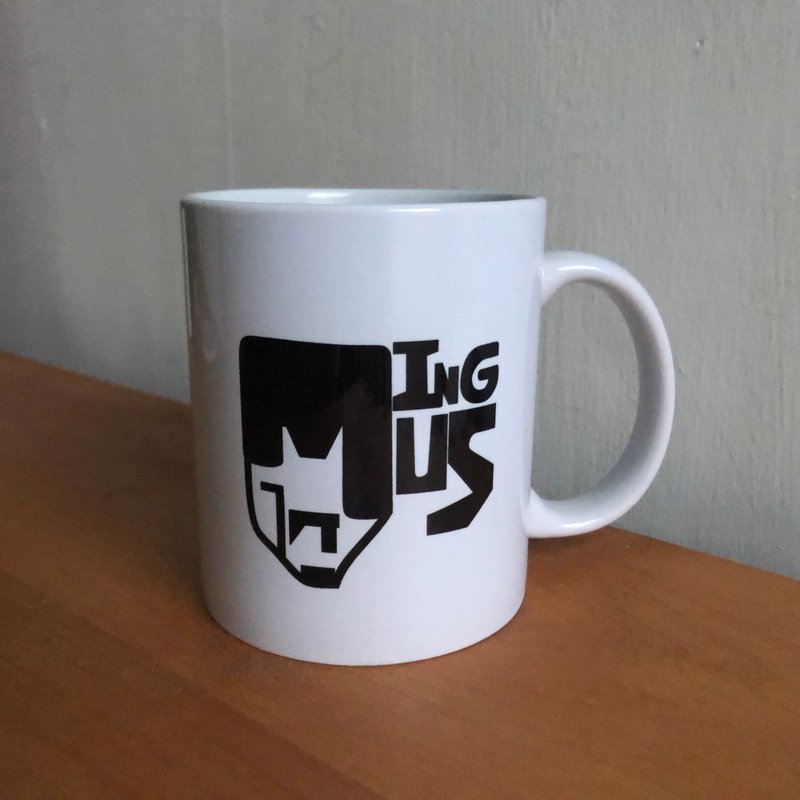 Jazz group like Charles Mingus mug | 100th birthday commemorative - ที่รองแก้ว - กระดาษ สีเทา