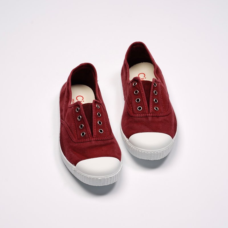 CIENTA Canvas Shoes 70777 82 - รองเท้าลำลองผู้หญิง - ผ้าฝ้าย/ผ้าลินิน สีแดง